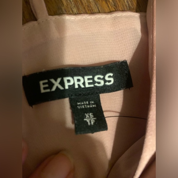 Express fairycore polyester pink cami blouse with open effect and straps - Picture 3 of 7